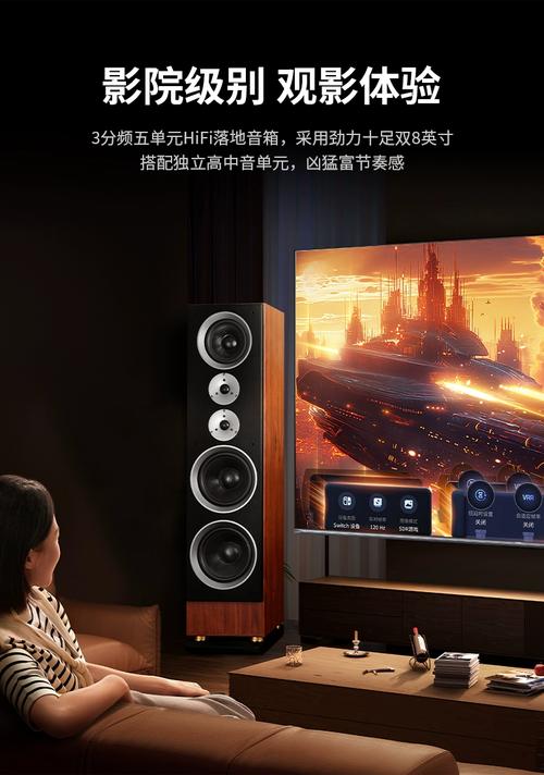 dmseinc 名门9号客厅5.1木质家庭影院重低音炮hifi落地音响箱套装